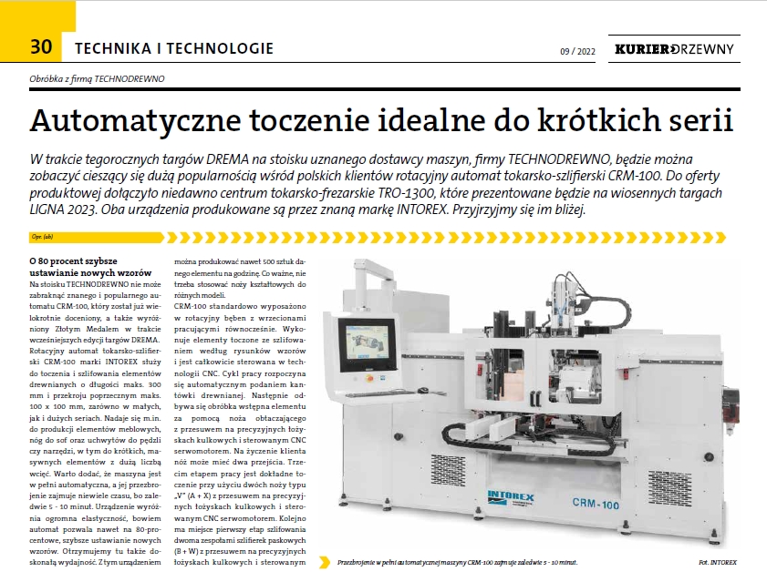 Automatyczne toczenie idealne do krótkich serii
