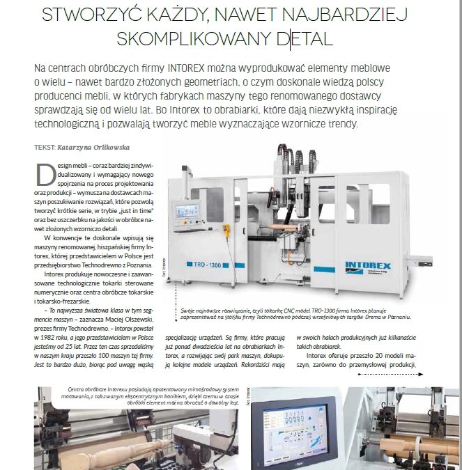 Stworzyć każdy, nawet najbardziej skomplikowany detal